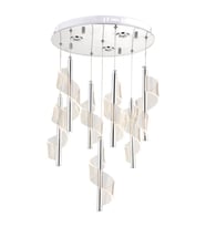 Eray Aydınlatma P7077-6+1 7li Krom Sarkıt Led Avize