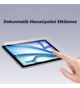 Lexroo iPad Air 11 İnç İle Uyumlu Ekran Koruyucu 9h Temperli Kırılmaz Esnek Nano Cam