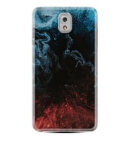 Samsung Note 3 4 5 8 9 20 Ultra 10 Lite Kılıf Desenli Silikon Red Blue Black Abstact 1386