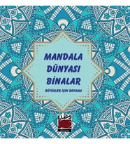 Mandala Dünyası-Binalar (Büyükler İçin Boyama