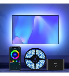 TELEFON KONTROLLÜ TV ARKASI RGB ŞERİT LED 1 METRE