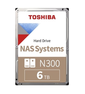 6TB TOSHIBA N300 7200RPM SATA3 512MB MN10ADA600S