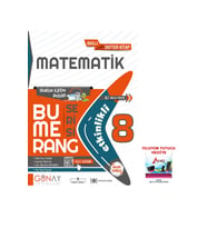 Günay Yayınları 2025-2026 8. Sınıf LGS Bumerang Matematik Konu Anlatımlı Etkinlikli Güncel Müfredat Video Çözümlü (Çok Renkli)