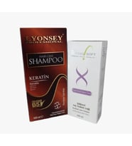 LYONSEY PROFESSİONAL KERATİN ŞAMPUAN (400ml) & SAÇ BAKIM YAĞI (KURU SAÇLAR İÇİN) (100ML)