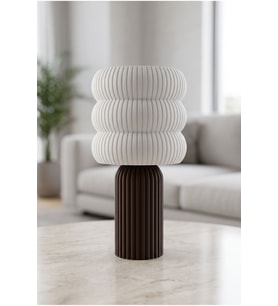 SOHO MODEL - LED Abajur - Masa Lambası - USB 5V ile Çalışır - Slim Led Aydınlatması Dahildir - Dekoratif Lamba - Renk Seçenekli