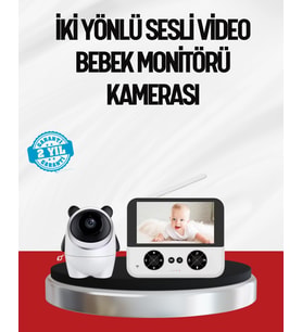 Görüntülü Bebek Monitörü 4.3 İnç Ekran Ve Sesli İletişim