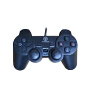 KABLOLU SİYAH USB GAMEPAD VIBRATION / Titreşimli (OYUN KOLU)