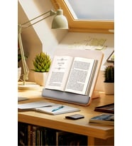Ahşap Portatif Ergonomik Ayarlanabilir Laptop ve Kitap Standı