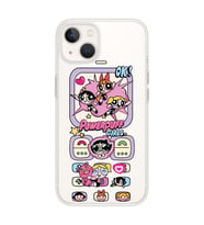 Iphone 14 Plus Uyumlu Powerpuff Girls Tasarımlı Şeffaf Telefon Kılıfı
