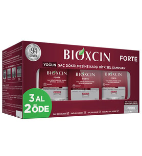 Bioxcin Forte Saç Dökülmesine Karşı Bakım Şampuanı 300 ml - 3 ADET