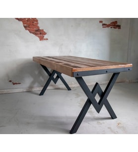 Deryawood Dogal Agaç Mutfak Masası 120*85 YEŞİL ESKİTME