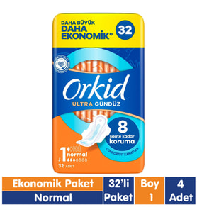 Orkid Ultra Normal Ped 32x4 128 Adet
