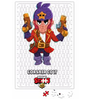 Brawl Stars Corsaır Colt Puzzle 240 Parça Yapboz