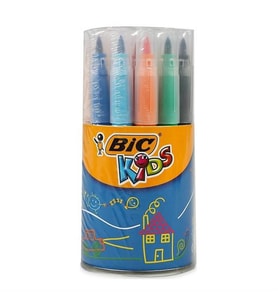 Bic Vısa Fırça Uçlu Keçeli Boya Kalemi 18li paket 828965