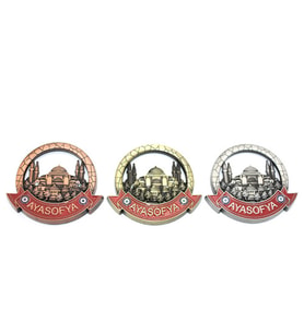 İstanbul Temalı Metal Magnet
