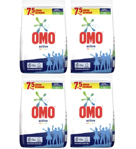 Omo Matik Çamaşır Deterjanı 30KG Color/Renkli (200 Yıkama) (4PK*7.5KG)