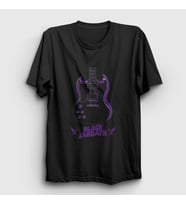 Presmono Unisex Siyah Guitar Black Sabbath T-Shirt 17582tt