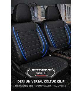 Toyota C-HR 2016 ve Sonrası Uyumlu Jetdrive Serisi Siyah Mavi Koltuk Kılıfı