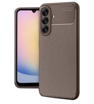 Galaxy A17 5G Auto Focus Karbon Kapak - Kahverengi