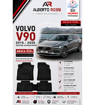 VOLVO V90 2016 - 2026 Araca Özel Kauçuk 3D Profesyonel Oto Paspası