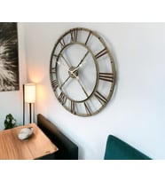Eskitme Stil 73 Cm Duvar Saati (Standart)