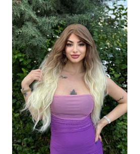 Luxury Özel Dalgalı Açık Ombreli Vip Model
