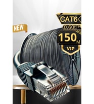 MN6 M108XF 150 Metre Internet Kablosu/FTP 0,60MM Cat6 23AWG/İKI Kat Korumalı/ethernet Kablosu 150 Metre/iç Dış Mekan Uyumlu/high Performance Cable