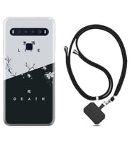 TCL 10L 10 Plus 10SE 20E 20SE 30 L7 Kılıf Boyun Askılı Silikon Life and Death 1339