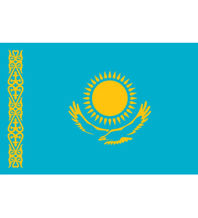 Kazakistan 15x22,5 Masa Bayrağı (Direksiz)