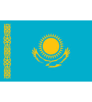 Kazakistan 15x22,5 Masa Bayrağı (Direksiz)