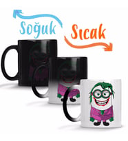 Joker Minion Sihirli Kupa Bardak Porselen