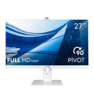 Turbox TAx1935 i5 6500T 16GB DDR4 256GB SSD 27 inç FHD Beyaz Pivot BT Webcam WiFi All in One PC