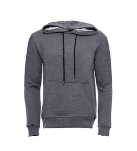 Kapşonlu Cepli Düz Füme Erkek Sweatshirt - Wessi