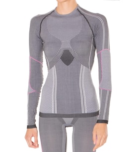 MioFit Kadın Running Power Fit Uzun Kollu Dikişsiz Spor Tişört (Pembe)