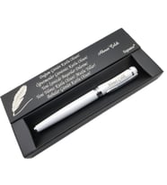 Signator® C561 Simli Beyaz Roller Kalem  İsme Özel Kalem  Hediyelik Kalem (Karışık)