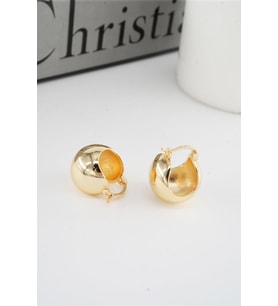 Kadın Vip Seri 1.8 cm Oval Model Küpe