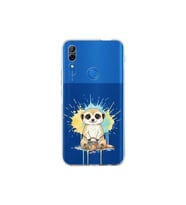 Huawei P Smart S ile Uyumlu Splash Mirket Tasarımlı Şeffaf Silikon Kılıf