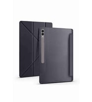 Galaxy Tab S10 Ultra Uyumlu 14.6 inç Standlı Kalem Bölmeli Tri Folding Tablet Kılıfı