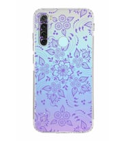 Xiaomi Redmi Note 8  Kamera Korumalı Kapak Nostalji Desen Tasarımlı Şeffaf  Kılıf