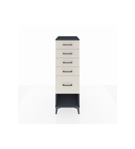Kronos Dolap 5 Çekmeceli 44x59x134 Antrasit-Aytaşı