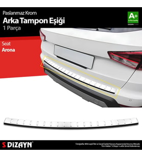 Seat Arona Krom Arka Tampon Eşiği 2017 Üzeri