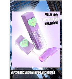 Pretty Beauty Love Lip Oil & Dudak Parlatıcı Lip Gloss