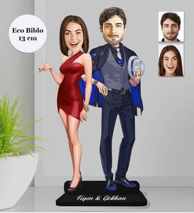 Kişiye Özel Sevgili Ahşap Eco Biblo -10