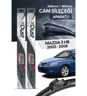 Mazda 3 sedan 2003-2008 Uyumlu Silecek Takımı 530MM/480MM S16