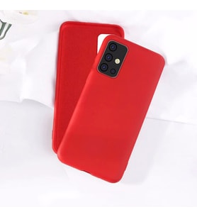 Samsung Galaxy A52 Kılıf Velvet İçi Kadife Lansman Silikon