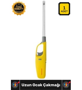 #Çakmak Gazlı Doldurulabilir Güvenli Ergonomik Pratik Ateşleyici Kalite Şık Ocak Mutfak Çakmağı Uzun