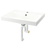 Sifonlu Lavabo, Beyaz, 60x48 cm