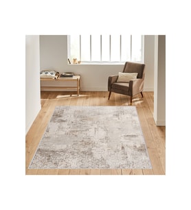 Rovigo Home Dijital Baskı Yıkanabilir Kaymaz Taban Salon Halısı RVG1643-HT948 100x200 cm (Bej)