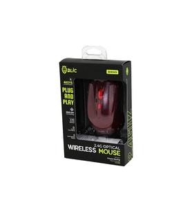 BORDO KABLOSUZ MOUSE 2.4G 8-10M DİSTANCE WİRELESS - KABLOSUZ 1600DPI OYUN FARE BWM-5
