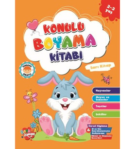 Konulu Boyama - Sarı (2-3 Yaş)